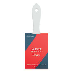 Gamblin Gamvar Synthetic Varnish Brush - 75 mm (Shown in packaging)