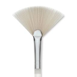 Royal & Langnickel Aqualon Soft Synthetic Fan Brush - Size 8, Short Handle