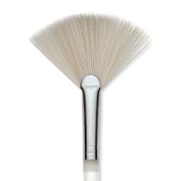 Royal & Langnickel Aqualon Soft Synthetic Fan Brush - Size 10, Short Handle