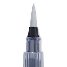 Derwent Push Button Waterbrush - Round, Medium, Short Handle (close-up of brush head)