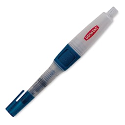 Derwent Push Button Waterbrush - Round, Large Tip, Short Handle (with cap on)