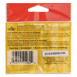 Mod Podge Decoupage Brush - 2-1/4", Small, back of the packgaing