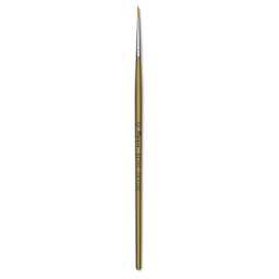 Mayco Overglaze Natural and Synthetic Blend Brush - Liner Gold, Short Handle, Size 0
