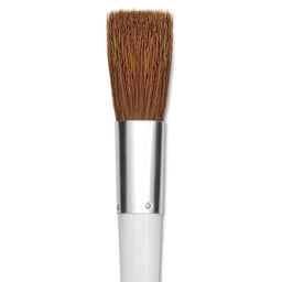 Silver Brush Silver Landscape Oval Hog Bristle Brush - Mid-Handle, Size Extra Large, close-up