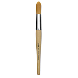 Silver Brush Silver Jumbo Golden Synthetic Brush - Round, Mid-Handle, Size 40