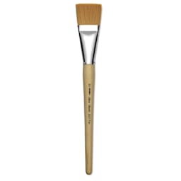 Silver Brush Silver Jumbo Golden Synthetic Brush - Flat, Mid-Handle, Size 30