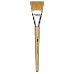 Silver Brush Silver Jumbo Golden Synthetic Brush - Flat, Mid-Handle, Size 40