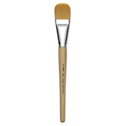 Silver Brush Silver Jumbo Golden Synthetic Brush - Filbert, Mid-Handle, Size 30