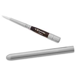 Escoda Perla Toray White Synthetic Travel Brush - Series 1438 Round, Size 4, Short Handle