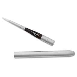 Escoda Perla Toray White Synthetic Travel Brush - Series 1438 Round, Size 6, Short Handle