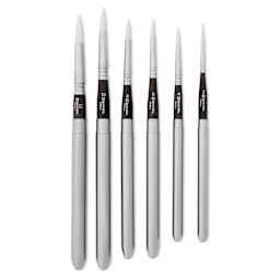 Escoda Perla Toray White Synthetic Travel Brushes