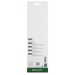 Escoda Barroco Toray Gold Synthetic Brush - Series 8915 Set of 4, back of the packaging