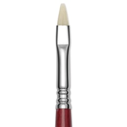 Escoda Signature Ali Cavanaugh Marfil Synthetic Brush - Bright, Size 6, close-up