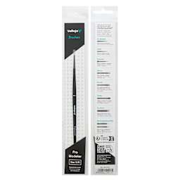 Vallejo Natural Pro Modeler Brush - Round, Size 5/0, front and back of packaging