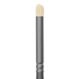Vallejo Natural White Goat Hair Dry Brush - Small, close up