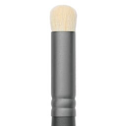 Vallejo Natural White Goat Hair Dry Brush - Large, close up