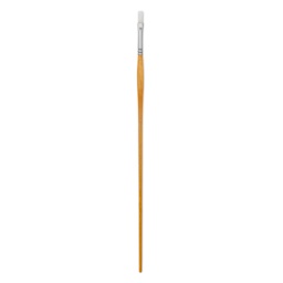 Utrecht Series 300 White Taklon Brush - Flat, Size 2, Long Handle