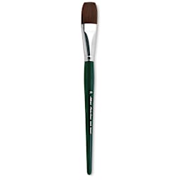 Silver Brush Ruby Satin Synthetic Brush - Bright, Size 26, Short Handle