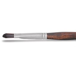 Raphaël Textura Brush - D-Brush, Size 12, Long Handle side view