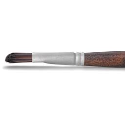 Raphaël Textura Brush - D-Brush, Size 16, Long Handle side view