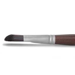 Raphaël Textura Brush - D-Brush, Size 20, Long Handle side view