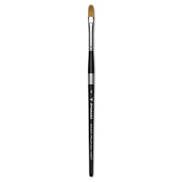 Trekell Synthetic Gold Taklon Brush - Filbert, Short Handle, Size 8