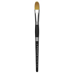 Trekell Synthetic Gold Taklon Brush - Filbert, Short Handle, Size 20