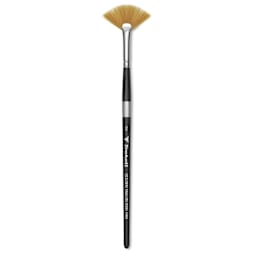 Trekell Synthetic Gold Taklon Brush - Fan, Short Handle, Size 2