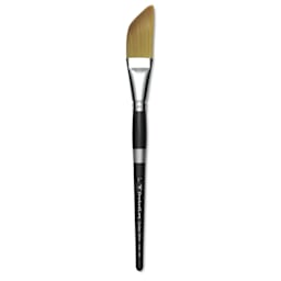 Trekell Synthetic Gold Taklon Brush - Dagger, Short Handle, Size 1"