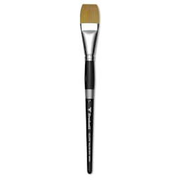 Trekell Synthetic Gold Taklon Brush - Wash, Short Handle, Size 1"