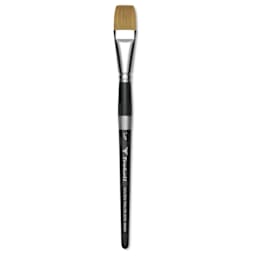 Trekell Synthetic Gold Taklon Brush - Wash, Short Handle, Size 3/4"