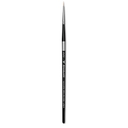 Trekell Synthetic Gold Taklon Brush - Liner, Short Handle, Size 20/0