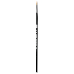 Trekell Synthetic Gold Taklon Brush - Round, Long Handle, Size 8