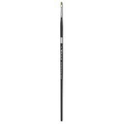 Trekell Synthetic Gold Taklon Brush - Bright, Long Handle, Size 2