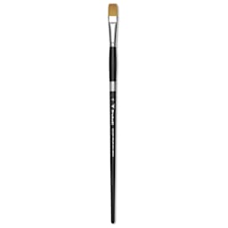 Trekell Synthetic Gold Taklon Brush - Bright, Long Handle, Size 16