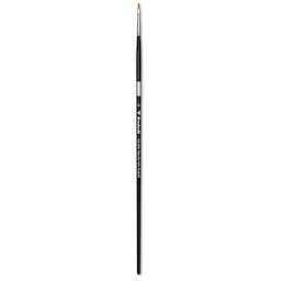 Trekell Synthetic Gold Taklon Brush - Filbert, Long Handle, Size 0
