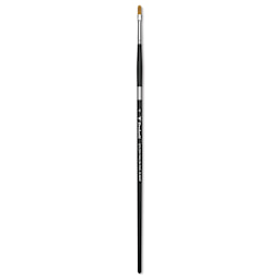 Trekell Synthetic Gold Taklon Brush - Filbert, Long Handle, Size 4