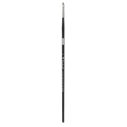 Trekell Synthetic Gold Taklon Brush - Cat's Tongue, Long Handle, Size 2