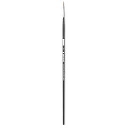 Trekell Synthetic Gold Taklon Brush - Liner, Long Handle, Size 0