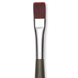 Da Vinci Forte Synthetic Brush - Bright, Short Handle, Size 14, close-up