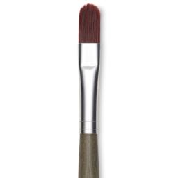 Da Vinci Forte Synthetic Brush - Filbert, Short Handle, Size 10, close-up