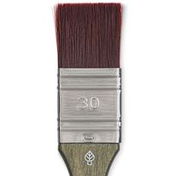Da Vinci Forte Synthetic Brush - Mottler, Short Handle, Size 30, close-up