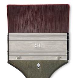 Da Vinci Forte Synthetic Brush - Mottler, Short Handle, Size 80, close-up