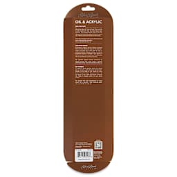 Silver Brush Black Pearl Synthetic Brushes - Series BP-6406, Basic Variety, Set of 5, back of the packaging