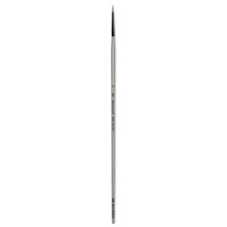 Silver Brush Black Pearl Synthetic Brush - Series 6400, Round, Size 0, Long Handle