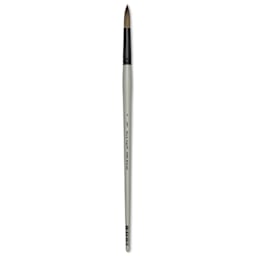 Silver Brush Black Pearl Synthetic Brush - Series 6400, Round, Size 8, Long Handle