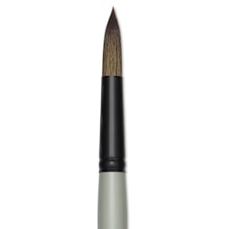 Silver Brush Black Pearl Synthetic Brush - Series 6400, Round, Size 10, Long Handle, close-up