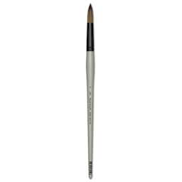 Silver Brush Black Pearl Synthetic Brush - Series 6400, Round, Size 12, Long Handle