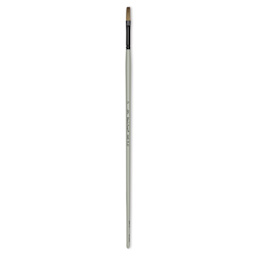 Silver Brush Black Pearl Synthetic Brush - Series 6401, Flat, Size 2, Long Handle