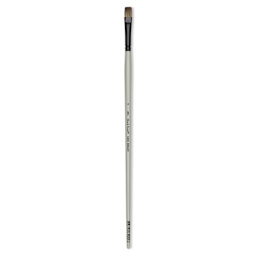 Silver Brush Black Pearl Synthetic Brush - Series 6402, Bright, Size 4, Long Handle